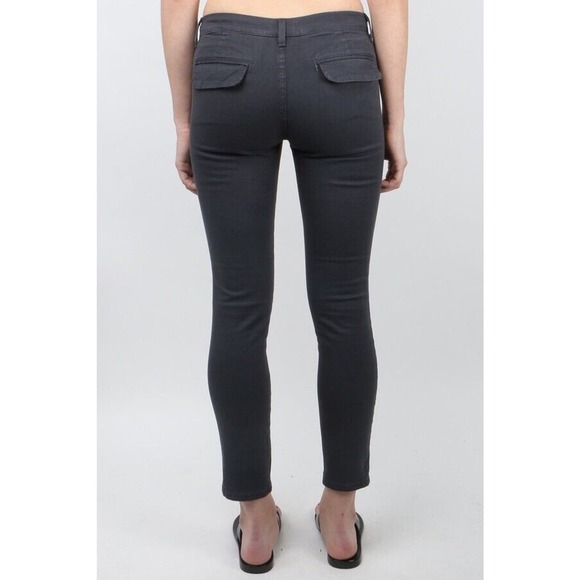 Crippen - Tapered Six Trouser Cropped Pants in Black Sz 25 NWOT - Picture 11 of 14